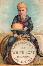 1880s-90s Shellabarger's White Loaf Daily Bread Flour #2 F188