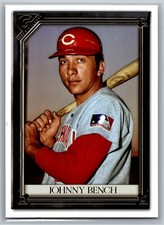 2021 Topps Gallery  Baseball #73 Johnny Bench HOF Cincinnati Reds