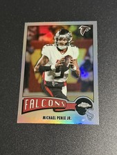 2025 Topps Chrome Football Michael Penix Jr 1975-2 Refractor Falcons Throwback