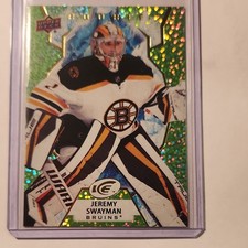 Upper Deck Ice Rookie Green Jeremy Swayman Bruins 2021-22 #141