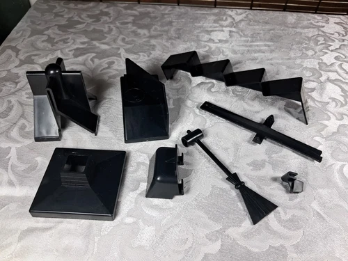 Vtg Milton Bradley Which Witch 7 Replacement Parts- Stairs/Broom/Roof/Clip/etc