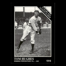 Tom Hughes #161 1991 Conlon Collection TSN Boston Braves Baseball Card MLB