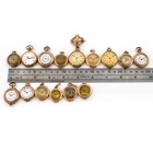 Vintage Elgin Waltham GF 0s 7-17j Womens Hunter Pocket Watch Lot of 15 #WB5769-2 — photo 7