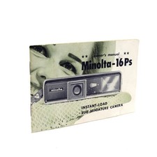 Minolta 16 Ps Instruction Manual