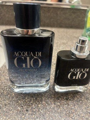 Cologne Lot Aqua Di Gio 2 Lot Profondo Giorgio Armani And Acqua Di Gio Elixir
