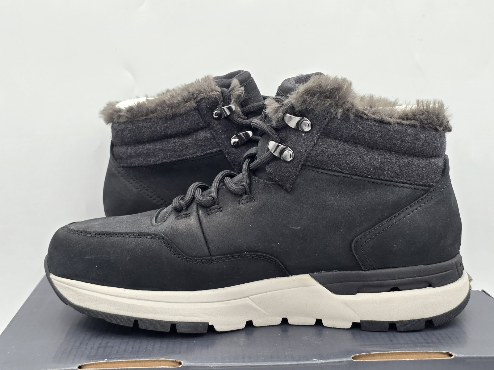 Rockport Women’s Pulse Tech Work Safety Boots – Black, Size 8M - RK778