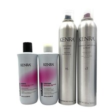 Kenra Volume Shampoo Conditioner Spray Bundle Deal 4 Pieces 