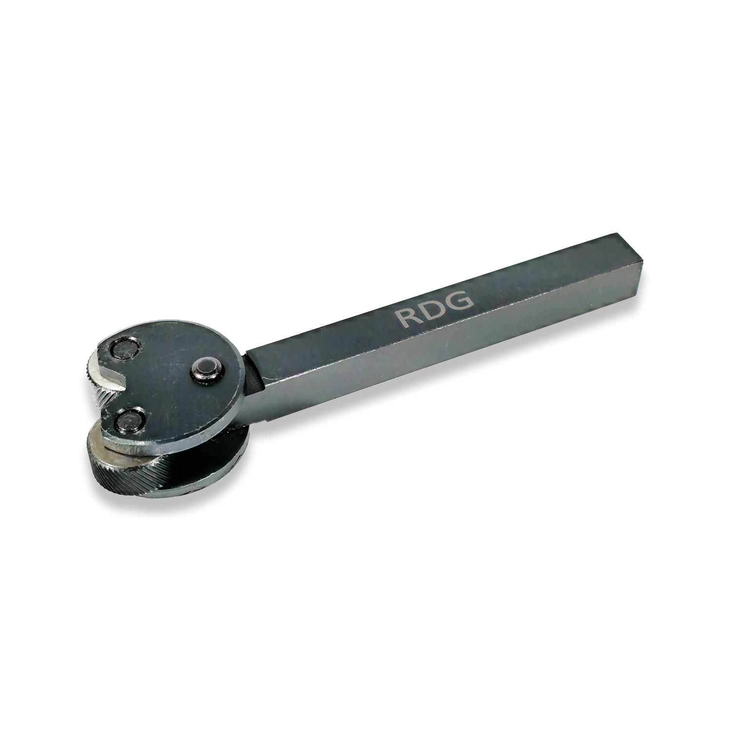 2 WHEEL KNURLING TOOL WITH PIVOTING HEAD DIAMOND MEDIUM WHEELS 1/2"" SHANK TOOL
