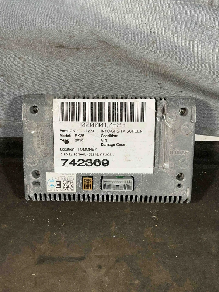 Fits 2010-2012 Infiniti EX35 Info GPS/TV Screen OEM:280911BY3C - Image 2 of 4