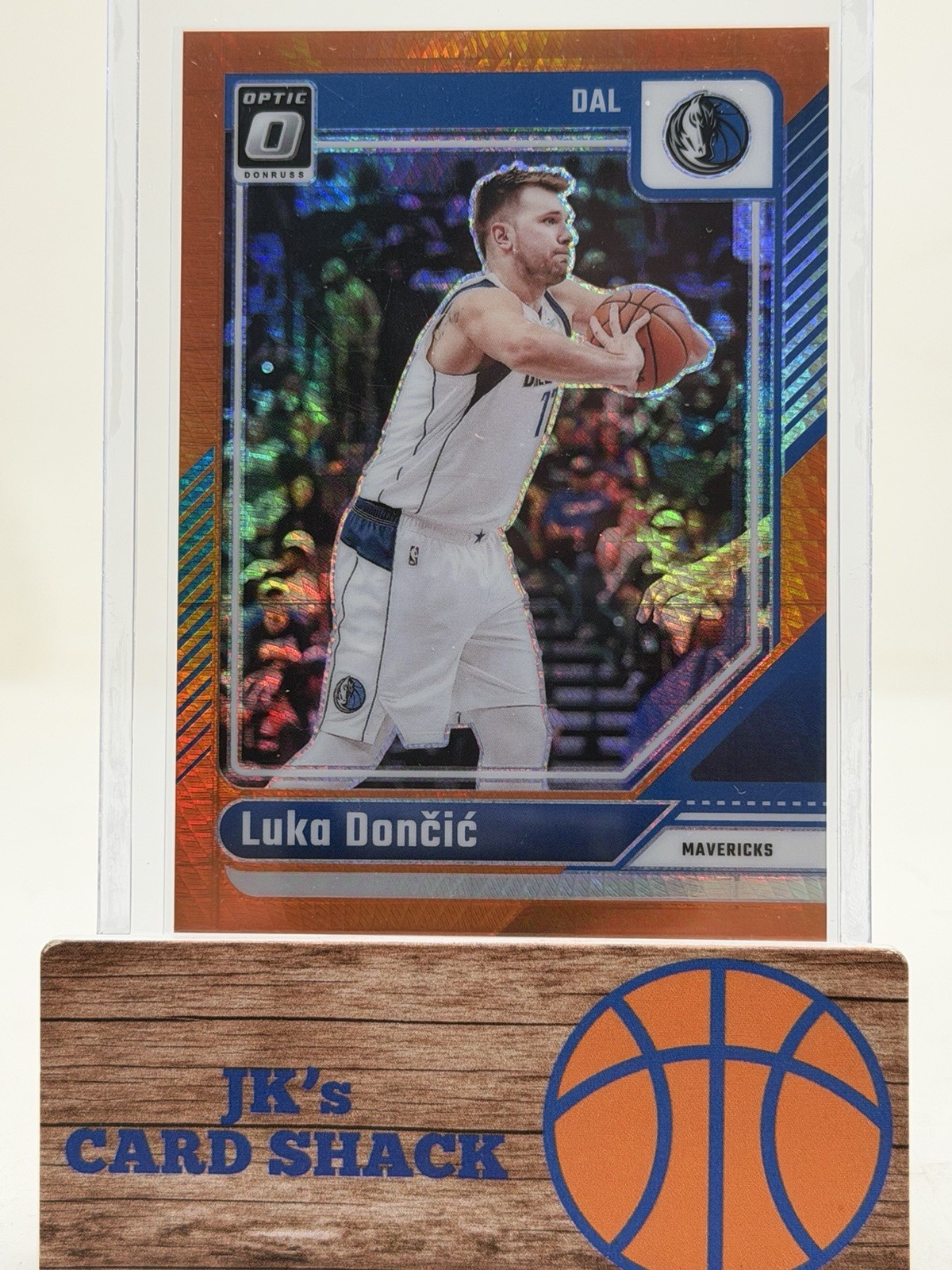 2024-25 Panini Donruss Optic Luka Doncic Hyper Orange /299 #214
