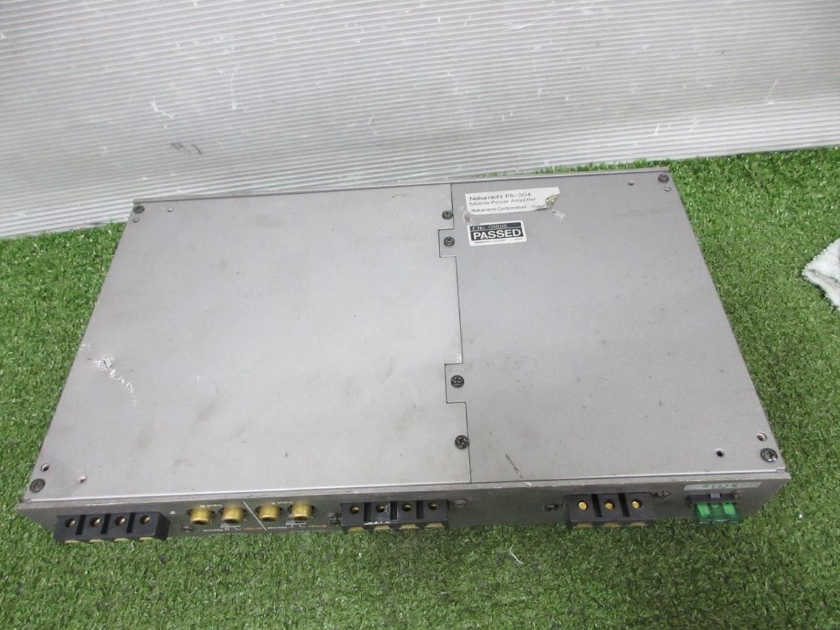 Nakamichi PA-304 4-Channel Car Amplifier Old School Mobile Power