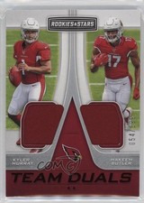 2019 Panini Rookies & Stars Team Duals 54/199 Hakeem Butler Kyler Murray 4f5