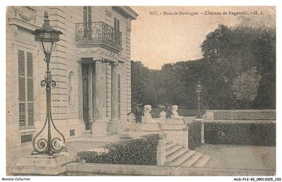 AUSP12-1026-92 - BOIS DE BOULOGNE - Chateau de bagatelle