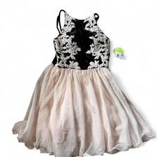 Windsor Women's Black and Cream Dress