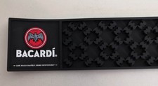 Bacardi Barmatte, Abtropfmatte, Rum, Bar, Gastro, schwarz,