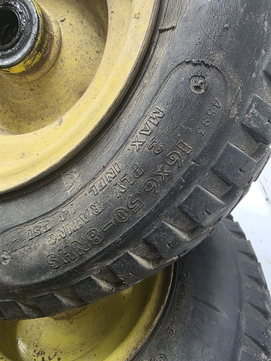 Used Set of WHeels and Tires For John Deere 214 210 212 216