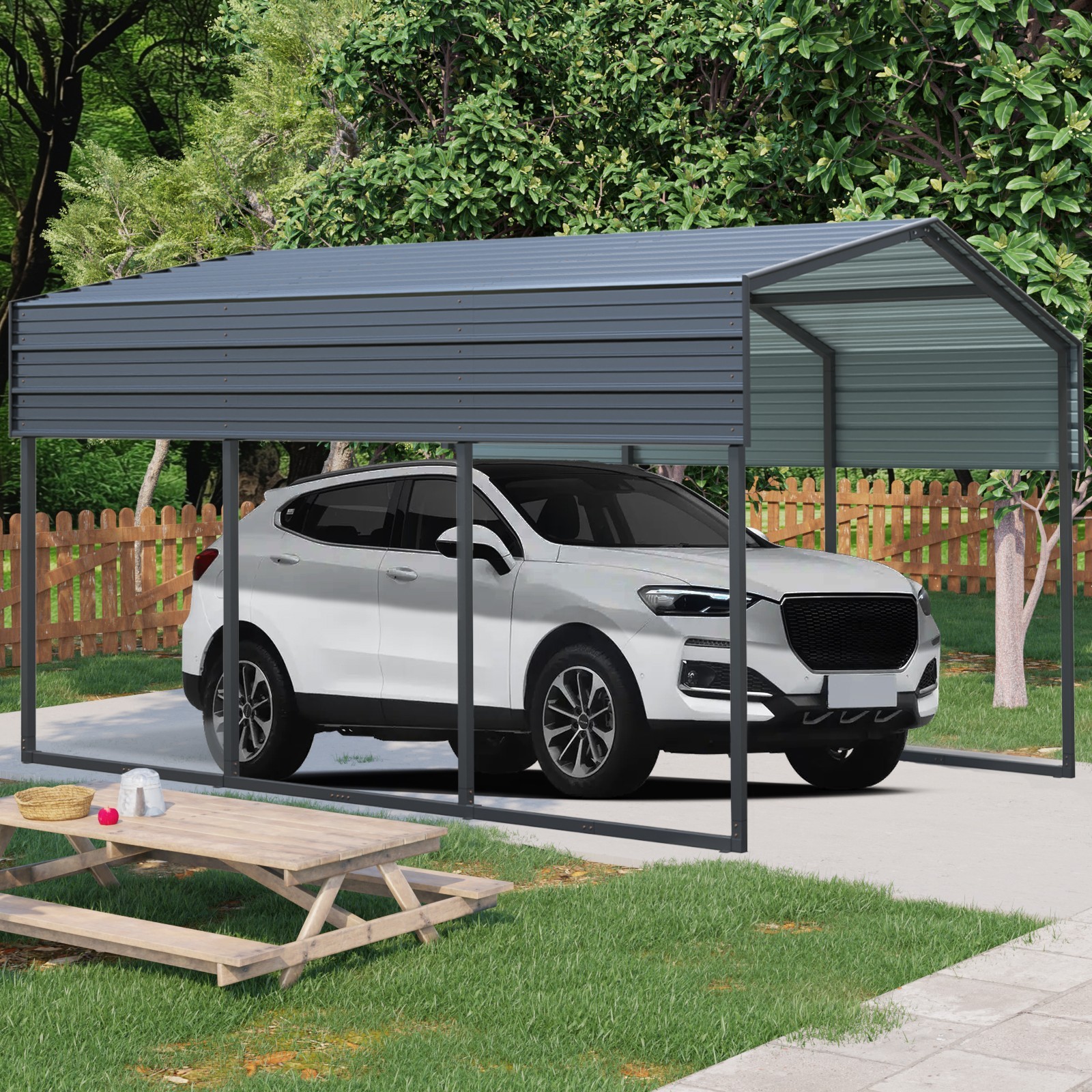Car Shelter Garage 10x15' 12x20' 12x32'
