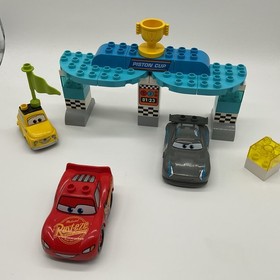 LEGO Duplo 10857 Piston Cup Race Jackson Storm Luigi McQueen Missing One Piece