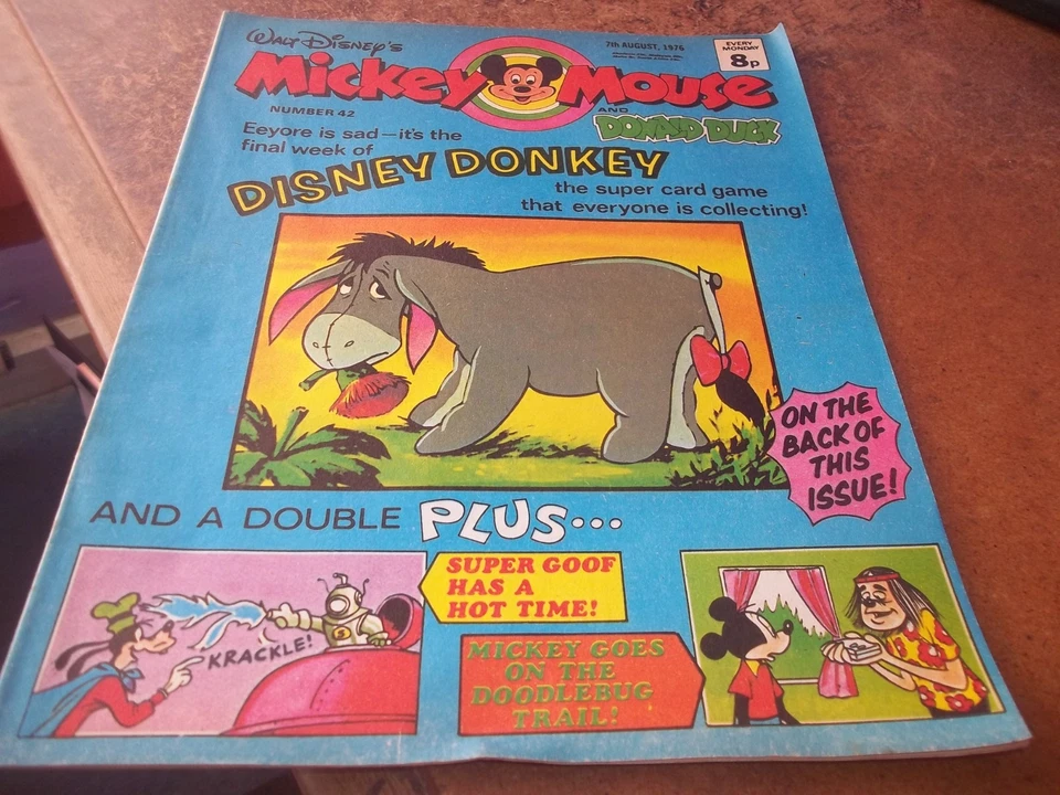 Walt Disney's Mickey Mouse and Donald Duck Comic 7 August 1976 No 42 weekly GC - Image 1 of 1