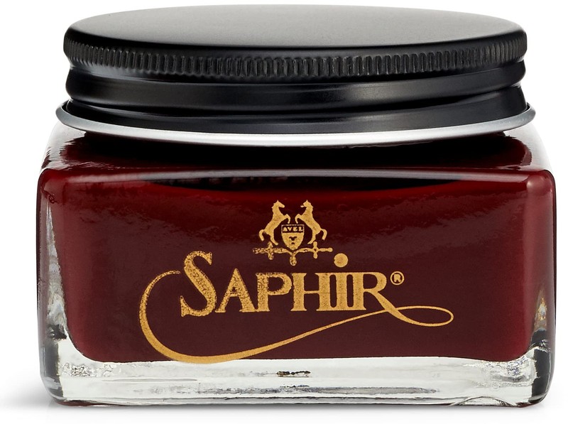 Saphir Crème Surfine in Hermes Red