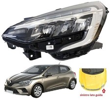 FARO FANALE PROIETTORE SX A LED RENAULT CLIO 2019-2023 EVOLUTION NUOVO