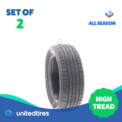 Set of (2) Used 205/55R16 Goodyear Reliant All-season 91V - 10/32