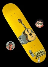 RARE Josh Harmony Toy Machine Skateboard Deck Guitar Music Journey 2005 NOS NEW