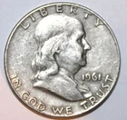 1961-D FRANKLIN HALF DOLLAR - Very Fine - #1651EB