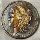 1883 O $1 Morgan Silver Dollar Rainbow Toned🌈🔥🌈