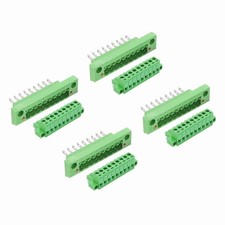 4 Set 9-Pin 5.08mm Pitch Pluggable Screw Terminal Block Connectors