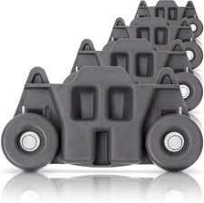 BlueStars UPGRADED W10195416 Dishwasher Lower Dish Rack Wheel - As Pictured 