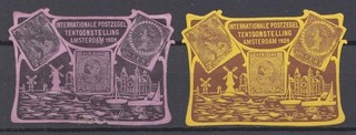 Netherlands cinderellas #21 Stamp expo Amsterdam 1909