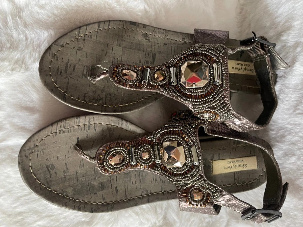 VERA WANG サンダル ミュール Simply Vera Vera Wang Gold Shoes for Women for sale | eBay