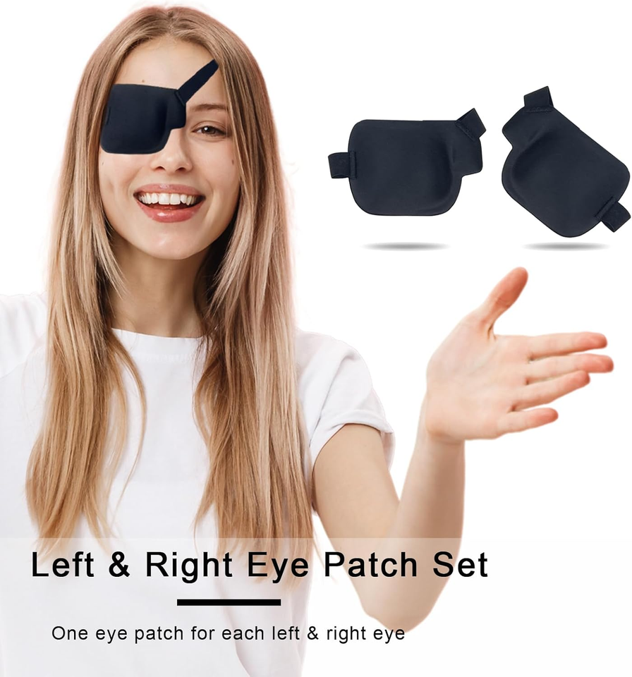 Eye Patch, 2PCS Medical Eye Patches for Adults Kids, 3D Amblyopia Lazy ...