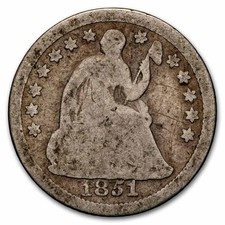 1851-O Liberty Seated Half Dime VG