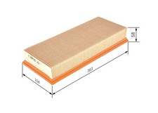 Luftfilter BOSCH 1 457 433 052 Filtereinsatz für W140 MERCEDES KLASSE 300 140 Luftfilter BOSCH 1 457 433 052 Filtereinsatz für W140 MERCEDES KLASSE 300 140