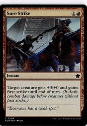 Sure Strike 209 Common Foundations Magic: The Gathering Foil