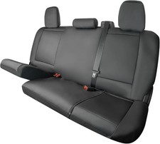 Universal Truck Bench Seat Cover Faux Leather Black
