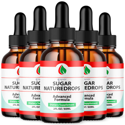 (5 Pack) Sugar Nature Drop Blood Support Formula SugarNatureDrops 150 Servings