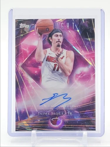 JAIME JAQUEZ JR. 2025-26 TOPPS MIDNIGHT DARK MATTER DAYBREAK AUTO /5 Q3668