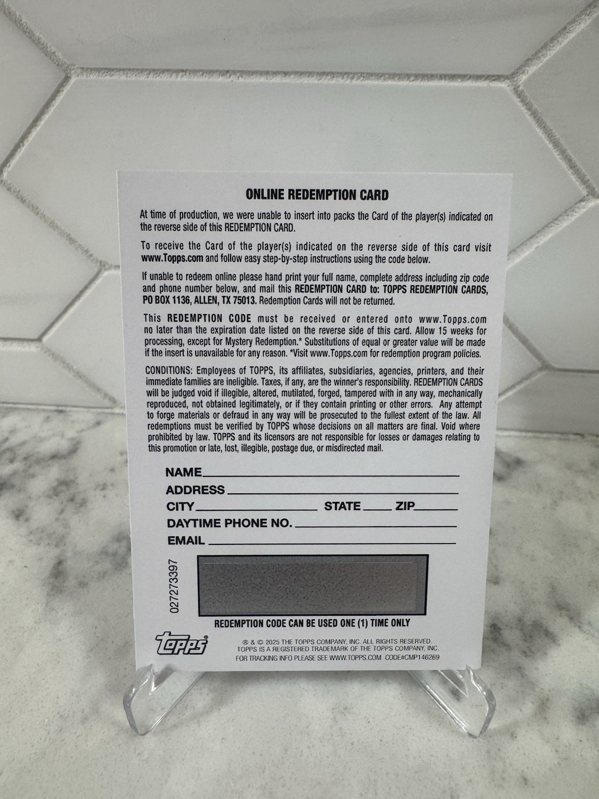 2024-25 Topps UCC Merlin Charalampos Kostoulas Auto Variation Card Redemption RC view 2