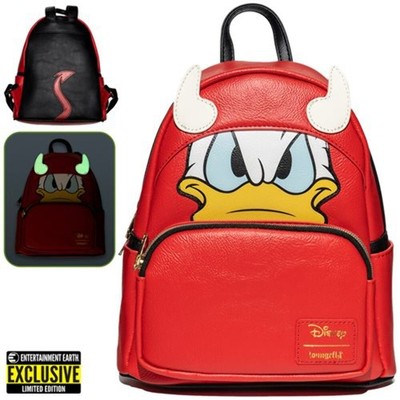 Loungefly Disney Donald Duck Devil Glow In The Dark Backpack