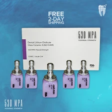 CEREC® Blocks Lithium Disilicate x5 emax