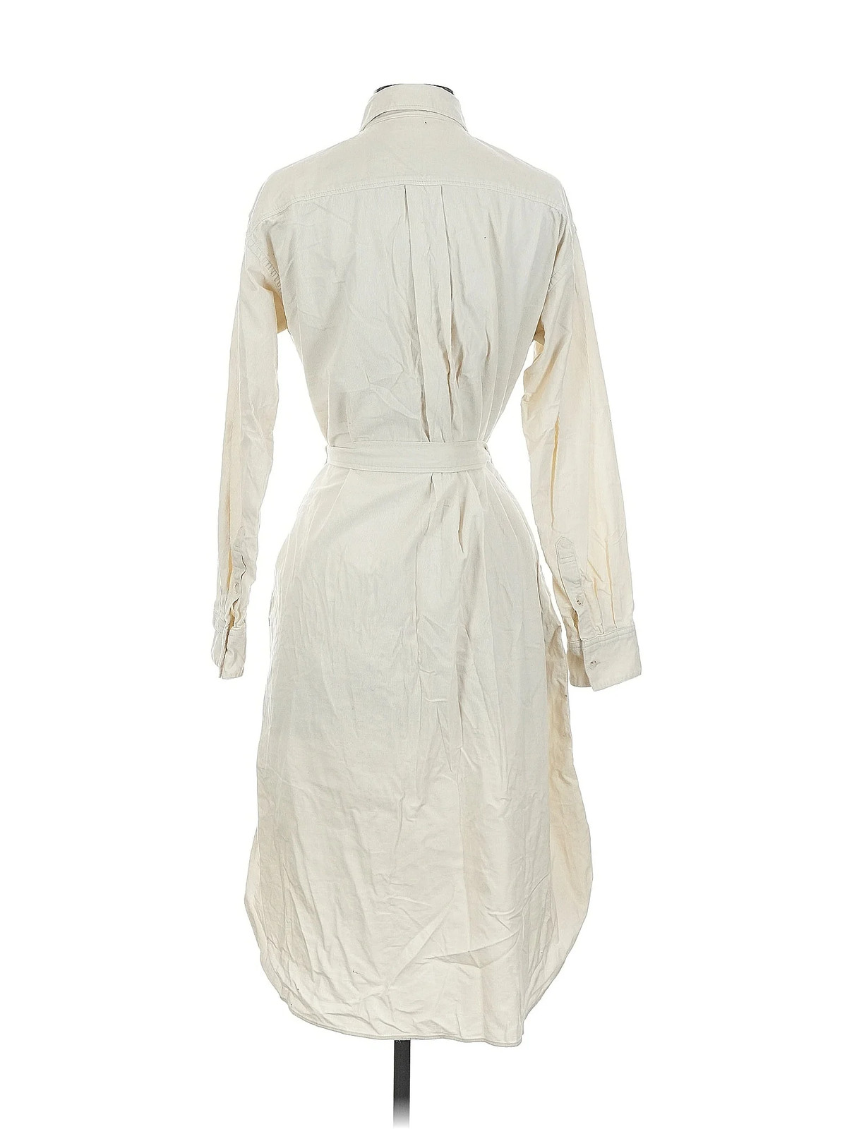 Uniqlo Women Ivory Casual Dress S thumbnail 2