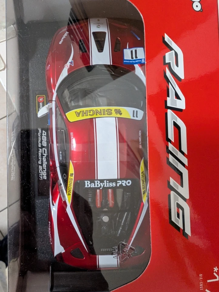 Burago Ferrari 488 Challenge Formula Racing - Immagine 4 di 4