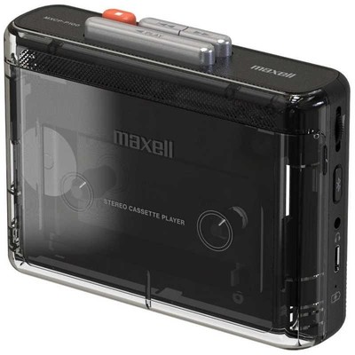 新品未使用 maxell MXCP-P100 ブラック MXCP-P100BK maxell MXCP-P100 Portable Cassette Player Bluetooth Black MXCP