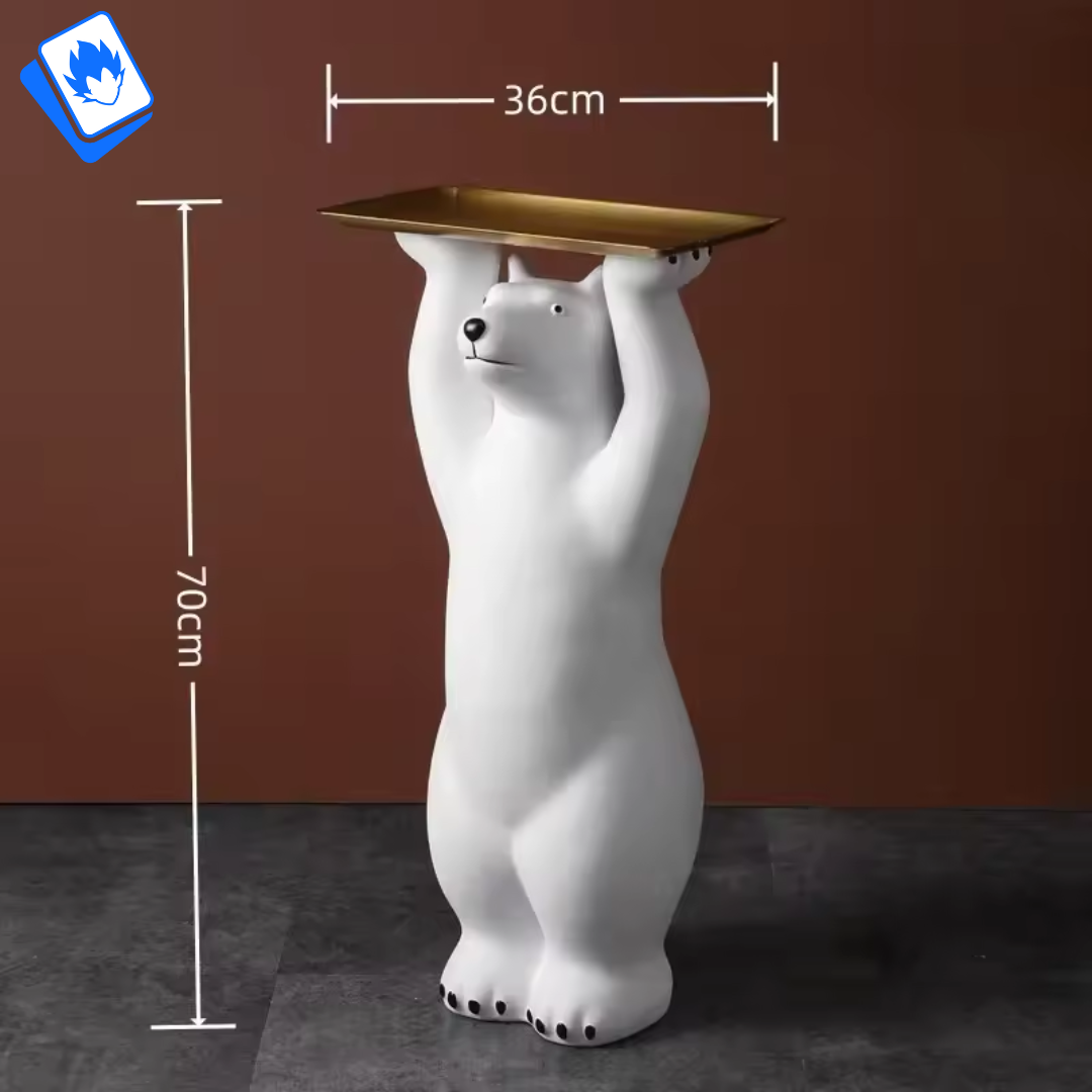 🏛 Modern Decorative Polar Bear Statue 70cm c ✨ Collectible Ornament