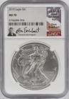 2019 Eagle S$1 MS 70 NGC signed by Don Everhart US Mint Lead Sculptor Retired