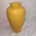 Great Cond MATTE yellow  ROOKWOOD 614E Sleek  POTTERY ARTS & CRAFT VASE  8" 1927