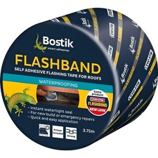 Bostik Flashband Original 3.75m Waterproof Roof Repair Tape with Primer